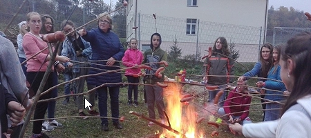 Wizyta uczniów z zaprzyjaźnionej Szkoły Podstawowej z Rojówki w Sechnej