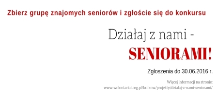 Działaj z nami - seniorami