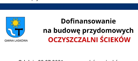 Dofinansowanie na przydomowe oczyszczalnie ścieków