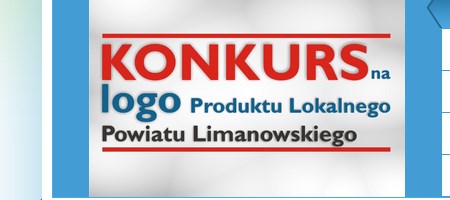 Konkurs na logo Produktu Lokalnego Powiatu Limanowskiego
