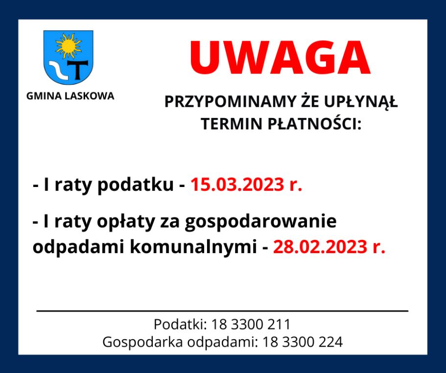 Przypomnienie o płatnościach