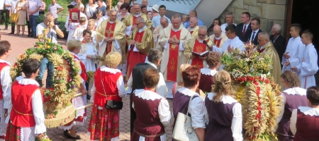 Dożynki Gminy Laskowa w Krosnej