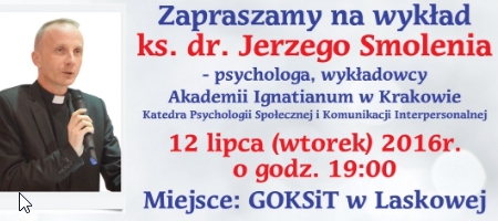 Wykład ks. dr. Jerzego Smolenia